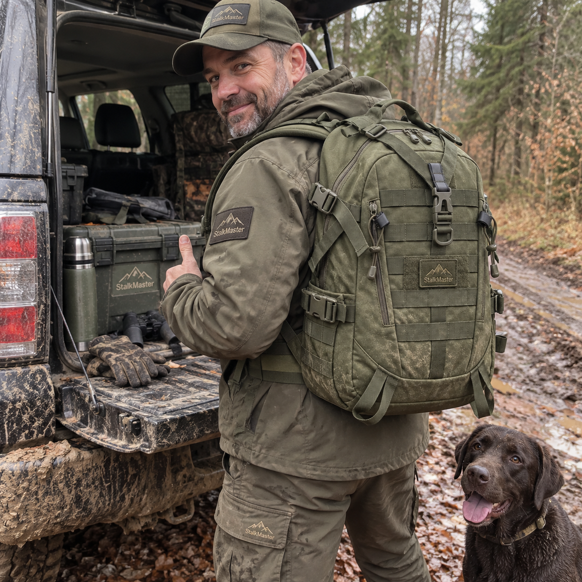STALKMASTER™ RIDGELINE TACTICAL BACKPACK: