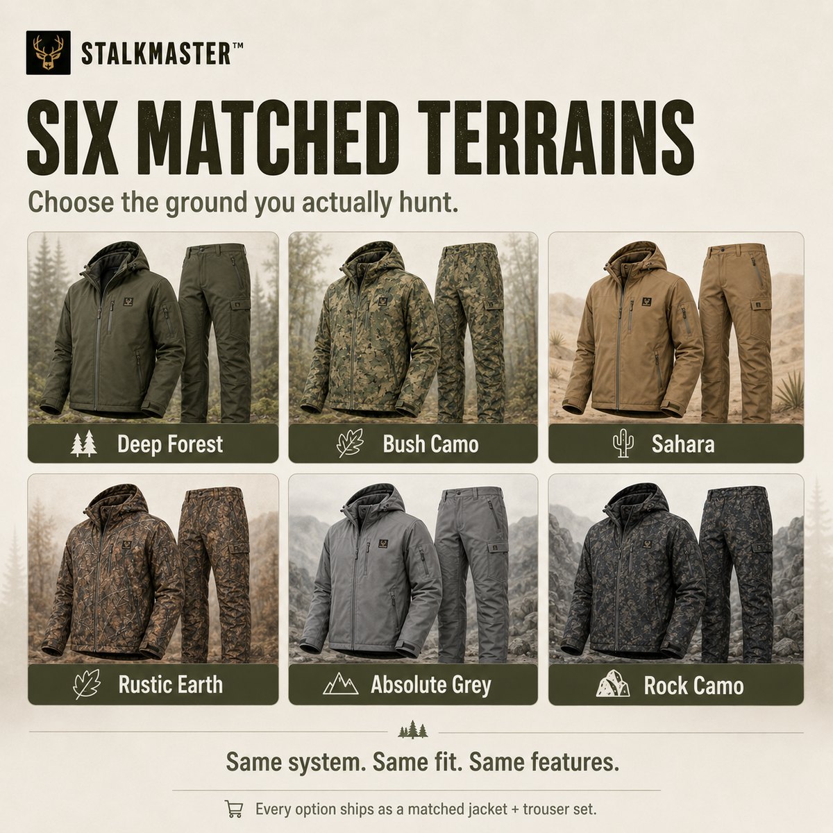 STALKMASTER™ COMPLETE HUNTING SYSTEM
